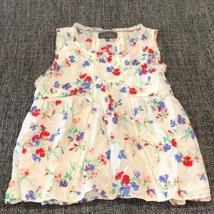 EUC PJK Patterson J Kincaid silk floral tank